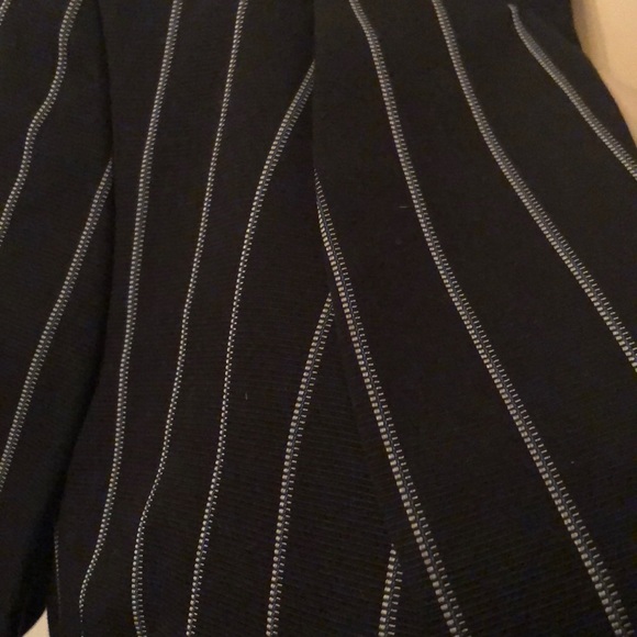 Les Copains sz 42 (11) pin striped suit Black HOT - Picture 4 of 8